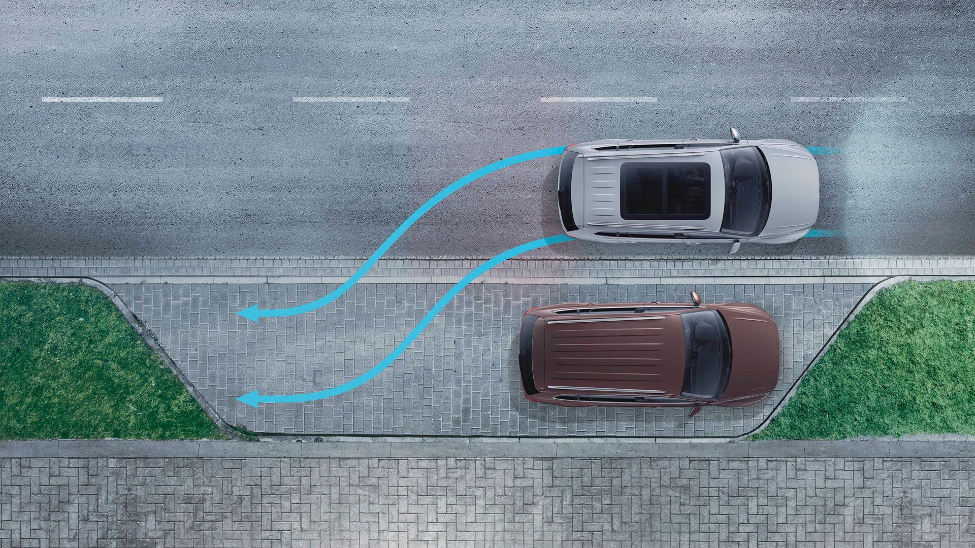 vw volkswagen touareg Park Assist